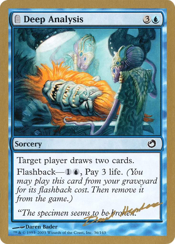 Deep Analysis · World Championship Decks 2003