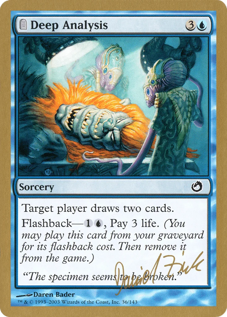 Deep Analysis · World Championship Decks 2003