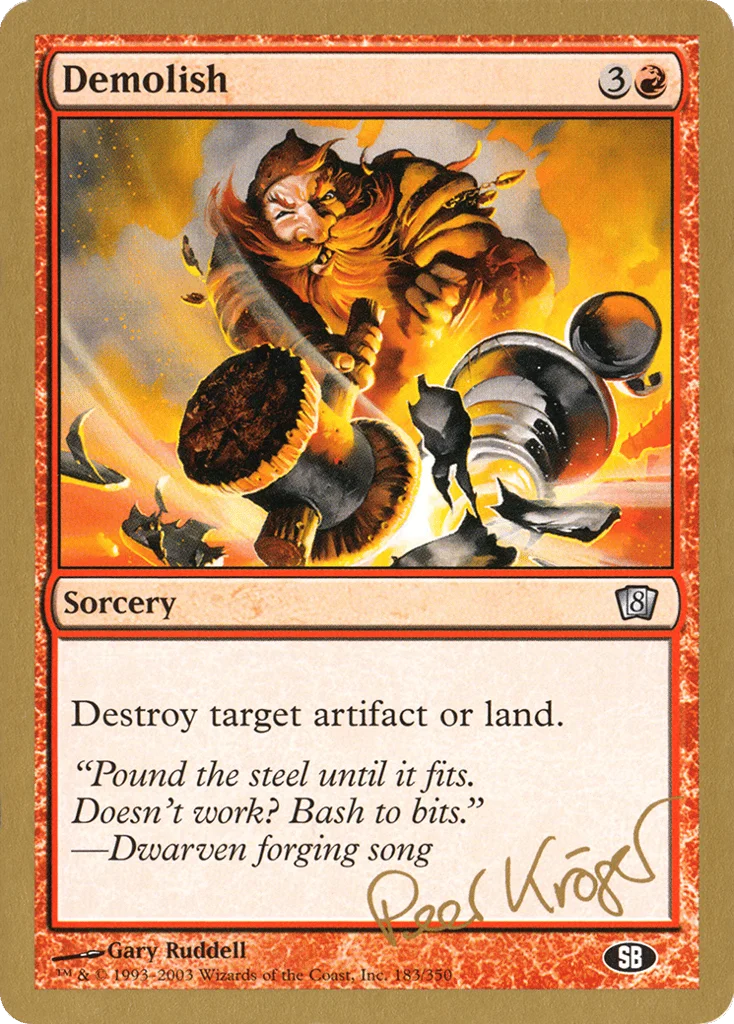 Demolish · World Championship Decks 2003