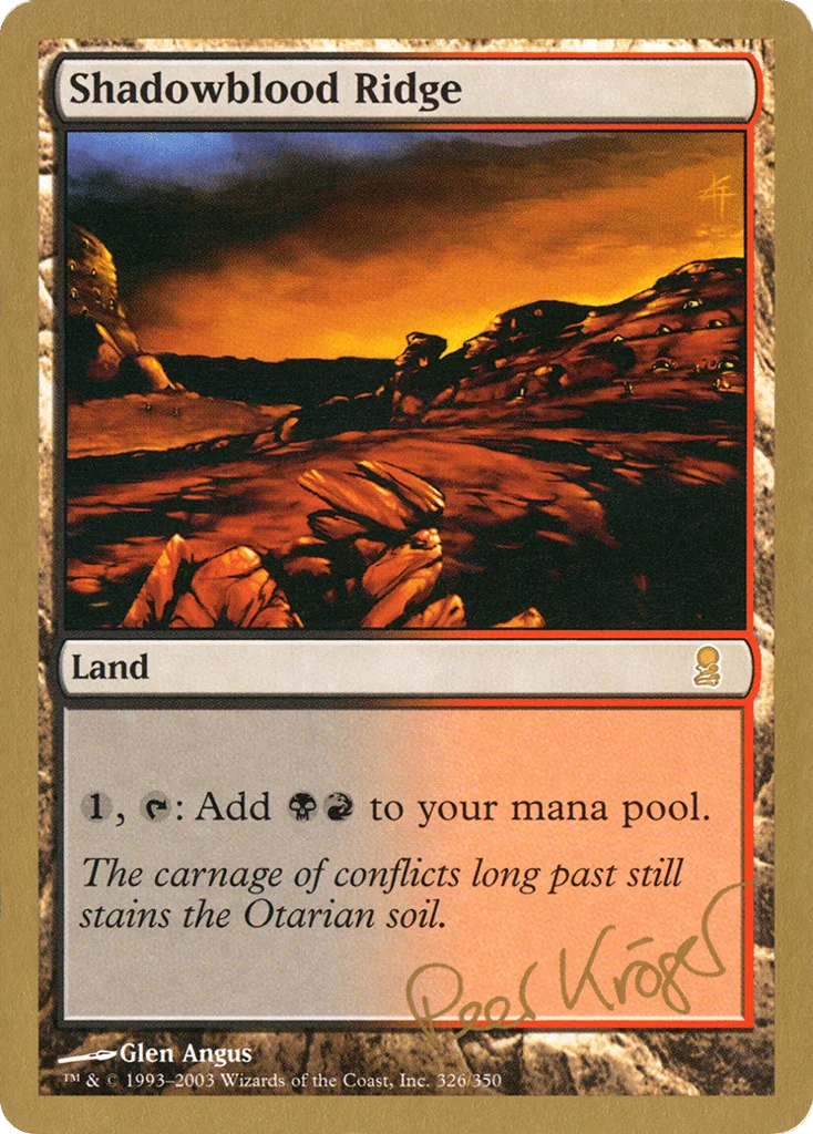 Shadowblood Ridge · World Championship Decks 2003