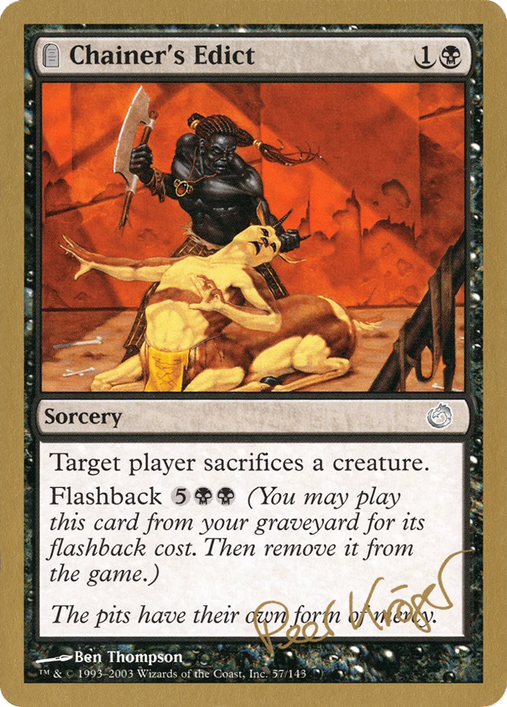 Chainer's Edict · World Championship Decks 2003