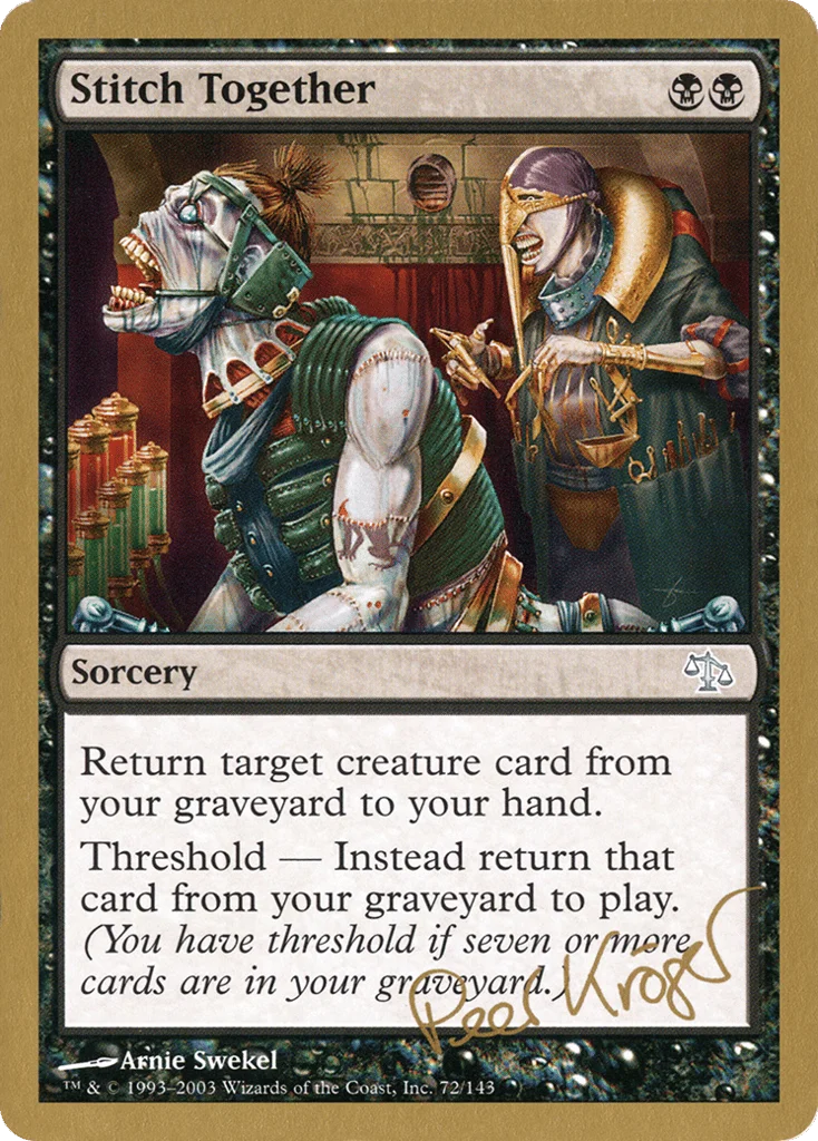 Stitch Together · World Championship Decks 2003