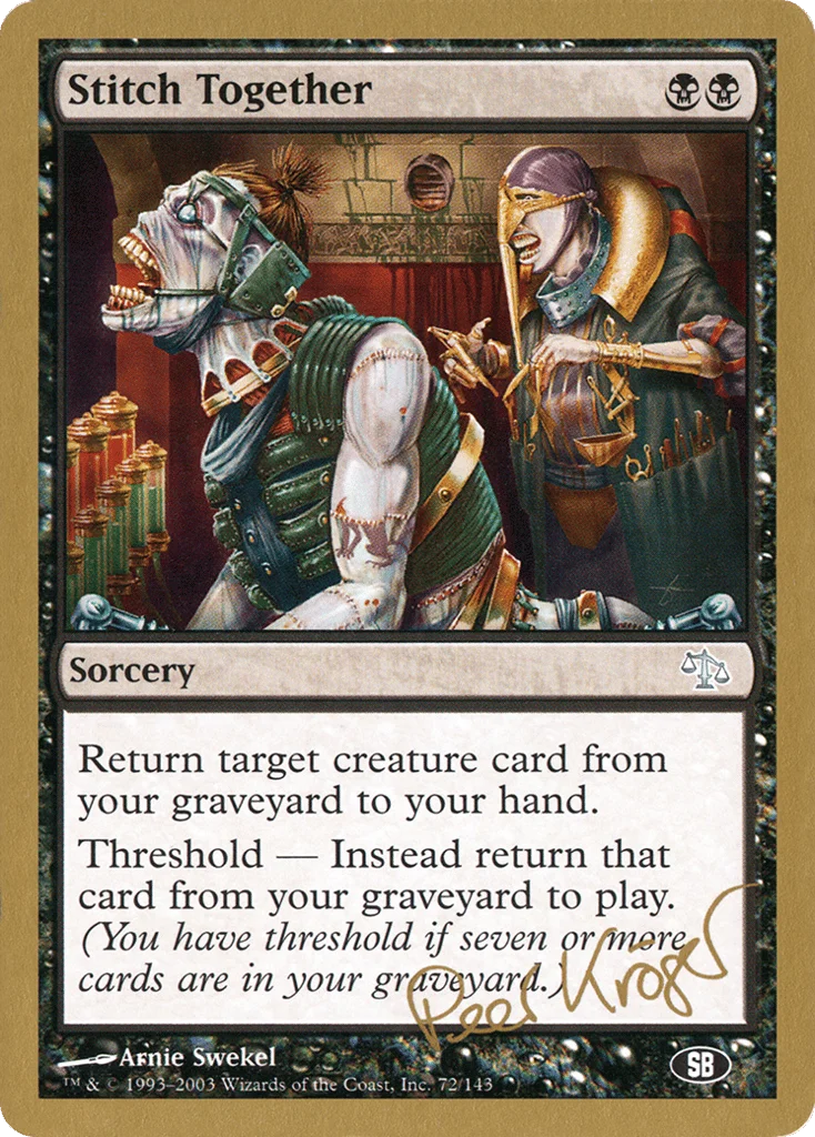 Stitch Together · World Championship Decks 2003