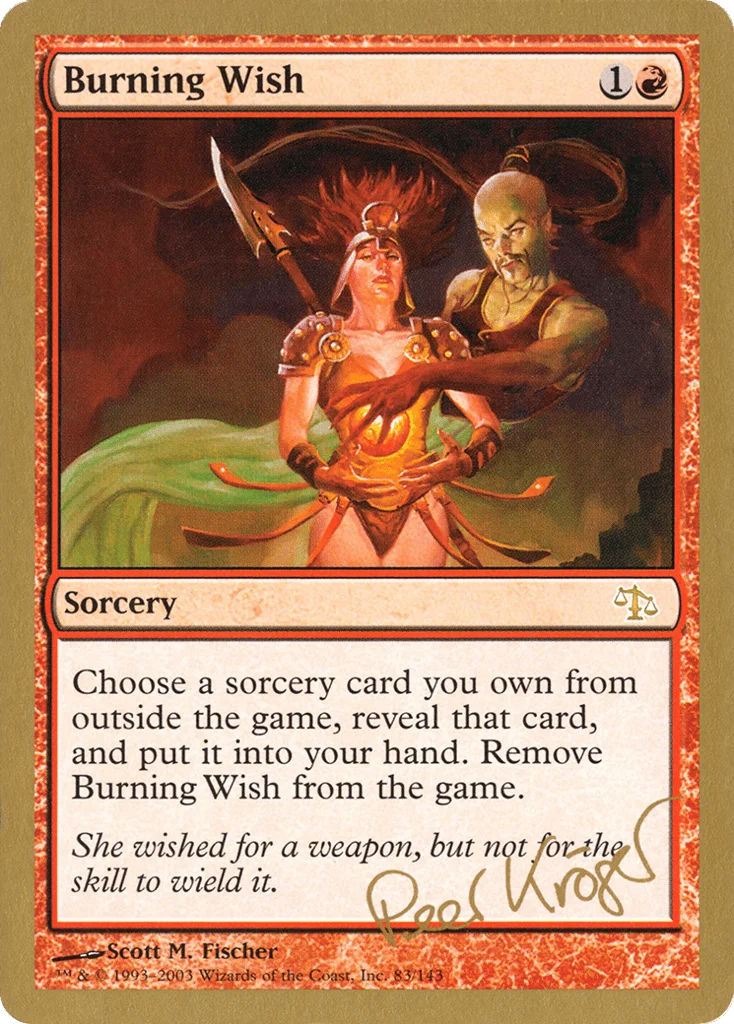 Burning Wish · World Championship Decks 2003