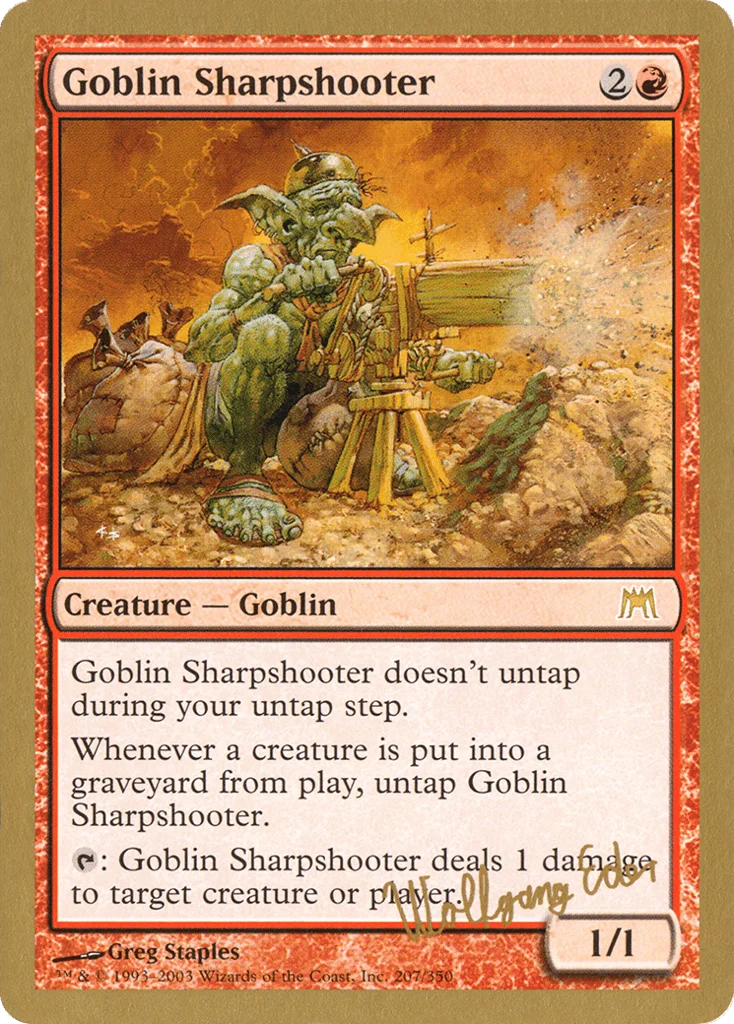 Goblin Sharpshooter · World Championship Decks 2003