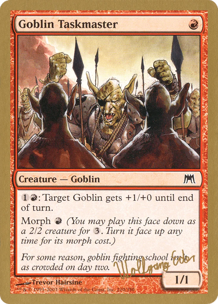 Goblin Taskmaster · World Championship Decks 2003