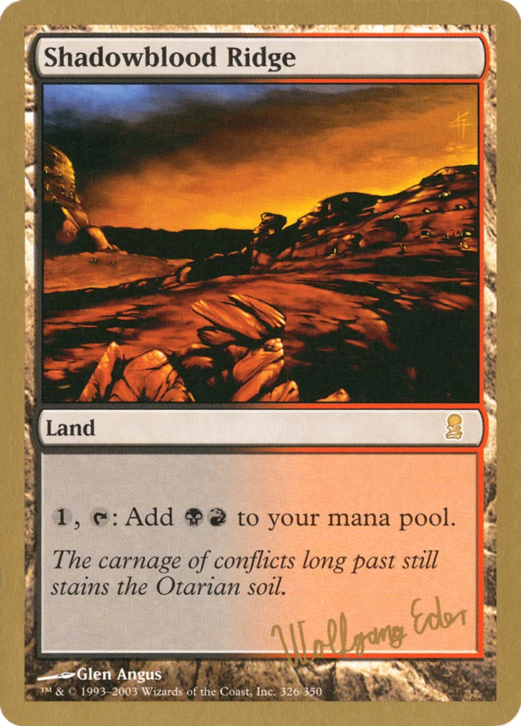 Shadowblood Ridge · World Championship Decks 2003