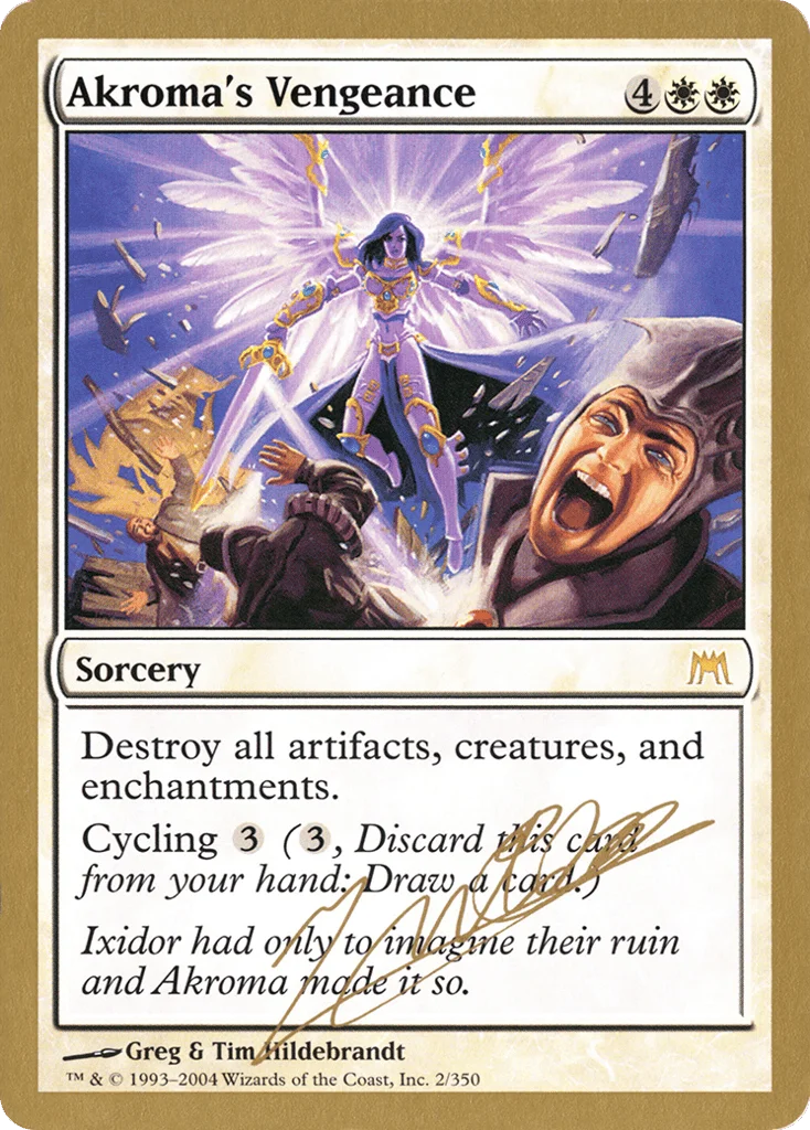 Akroma's Vengeance · World Championship Decks 2004