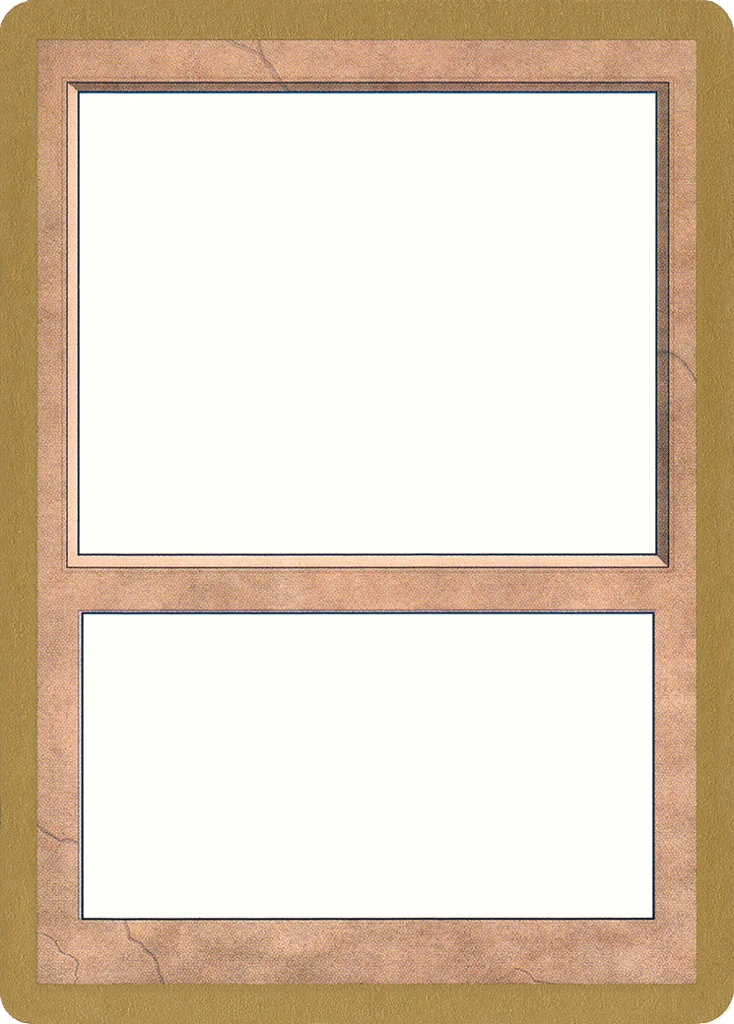Blank Card · World Championship Decks 1997