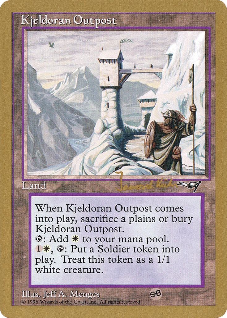 Kjeldoran Outpost · World Championship Decks 1997