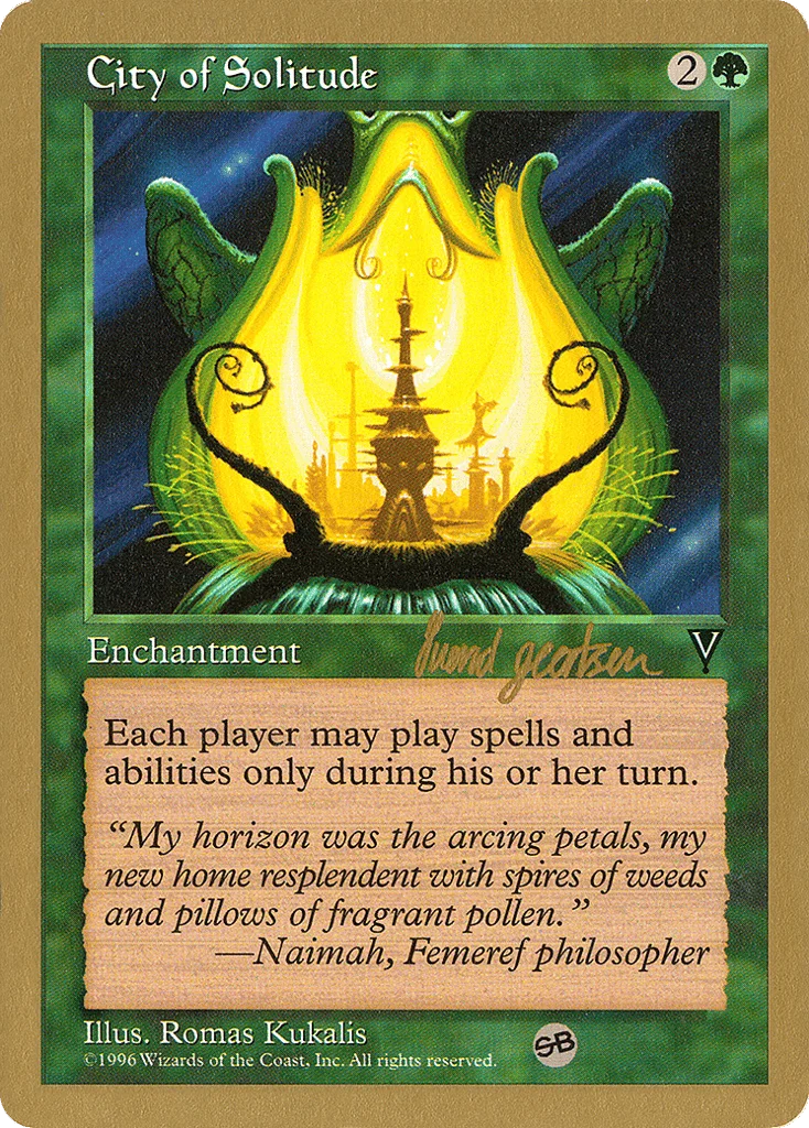 City of Solitude · World Championship Decks 1997