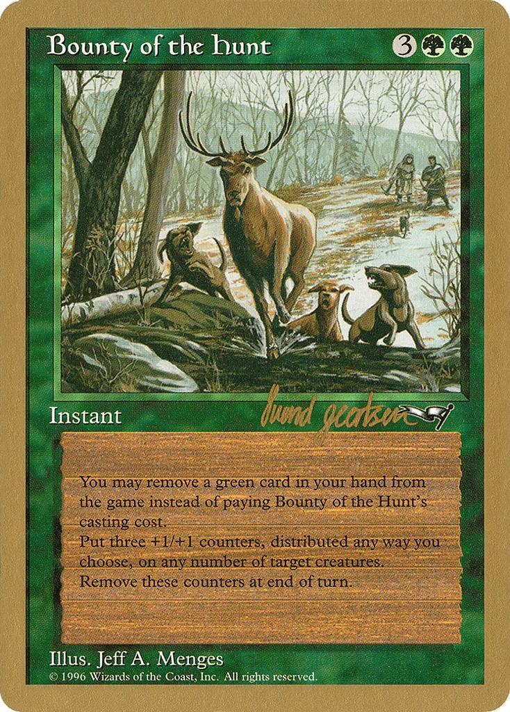 Bounty of the Hunt · World Championship Decks 1997