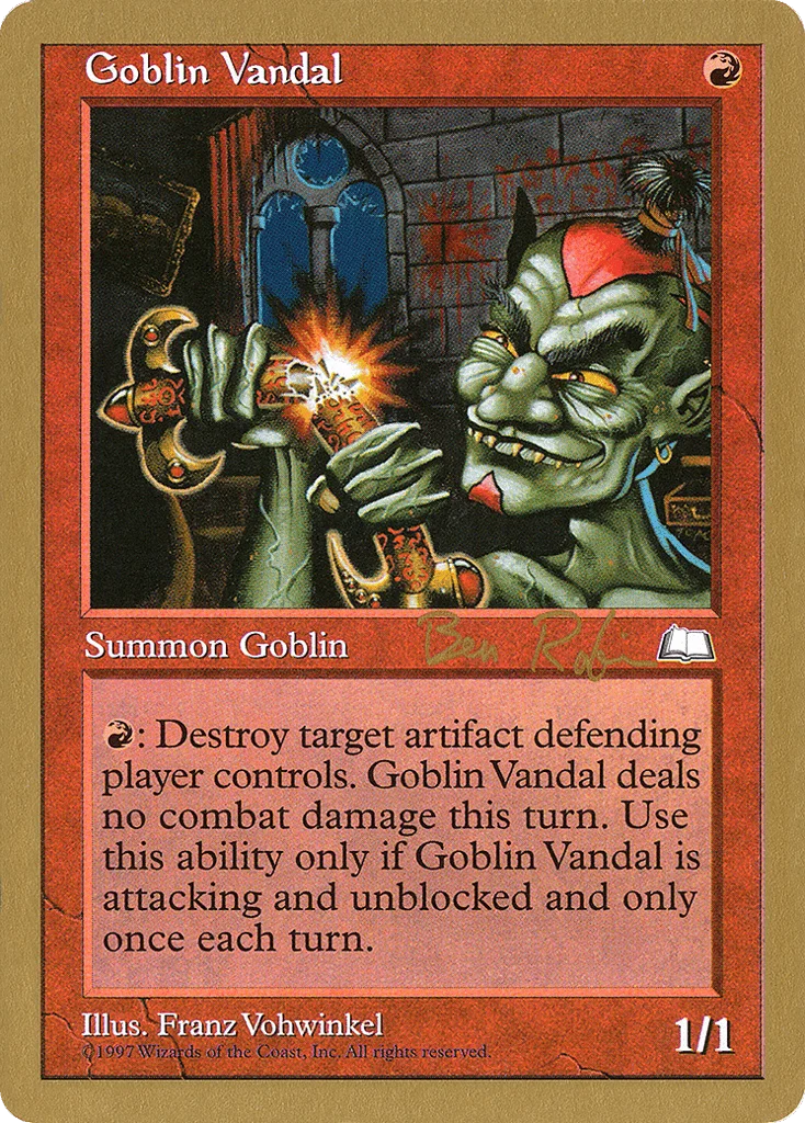 Goblin Vandal · World Championship Decks 1998