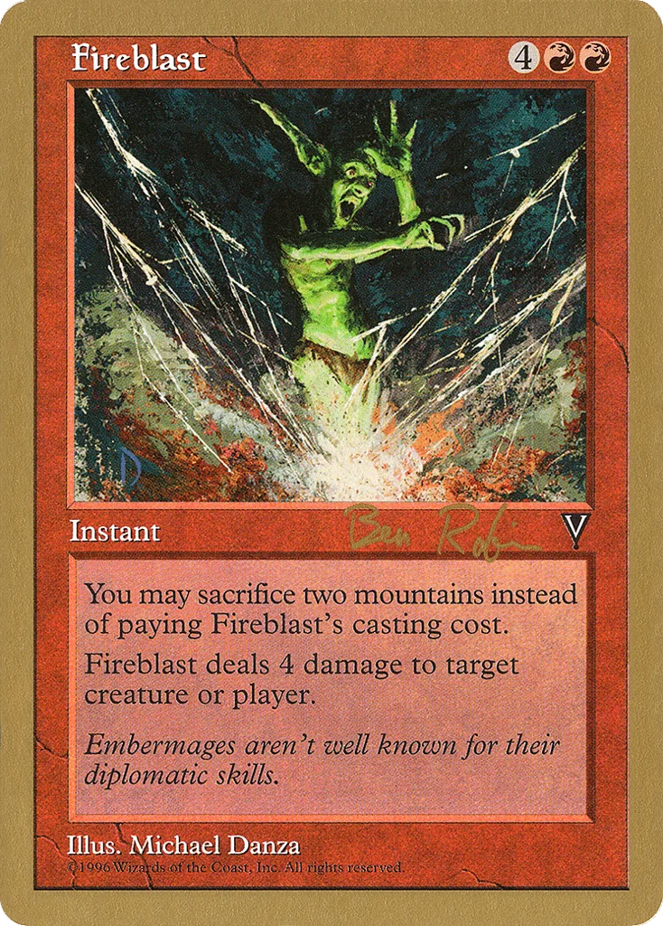 Fireblast · World Championship Decks 1998