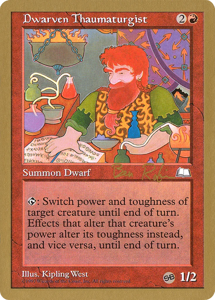 Dwarven Thaumaturgist · World Championship Decks 1998