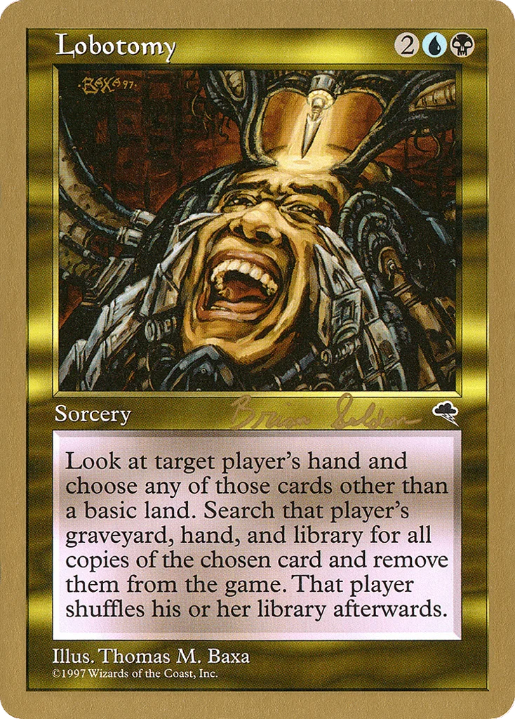 Lobotomy · World Championship Decks 1998
