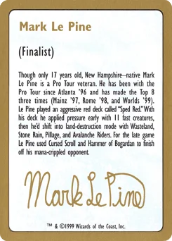 Mark Le Pine Bio