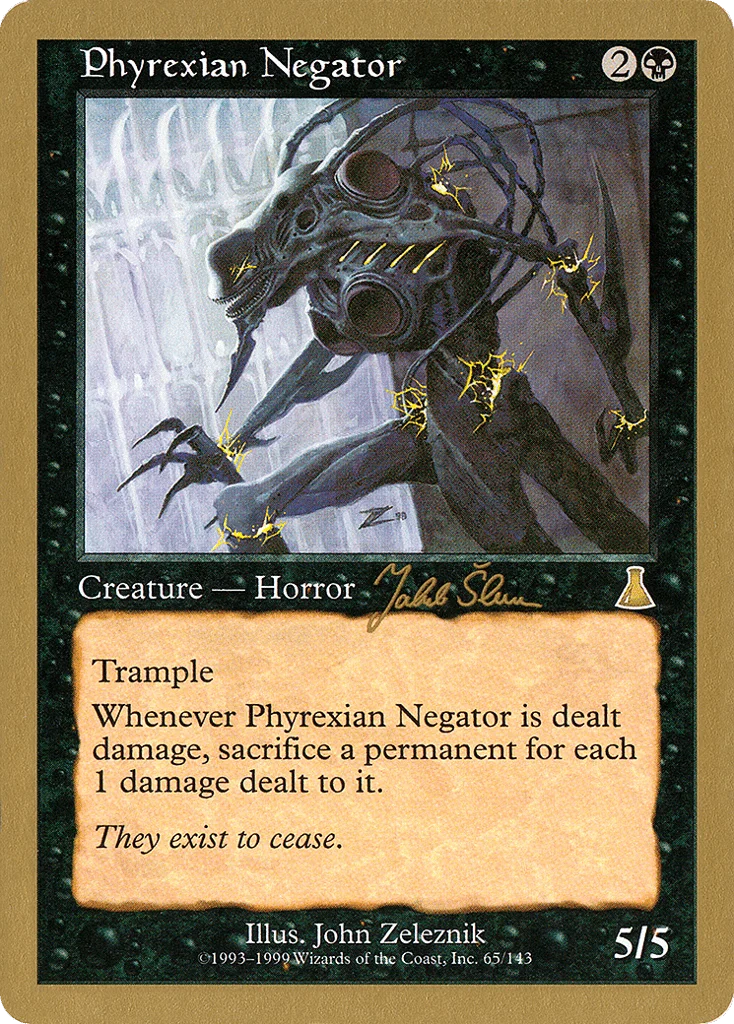 Phyrexian Negator · World Championship Decks 1999