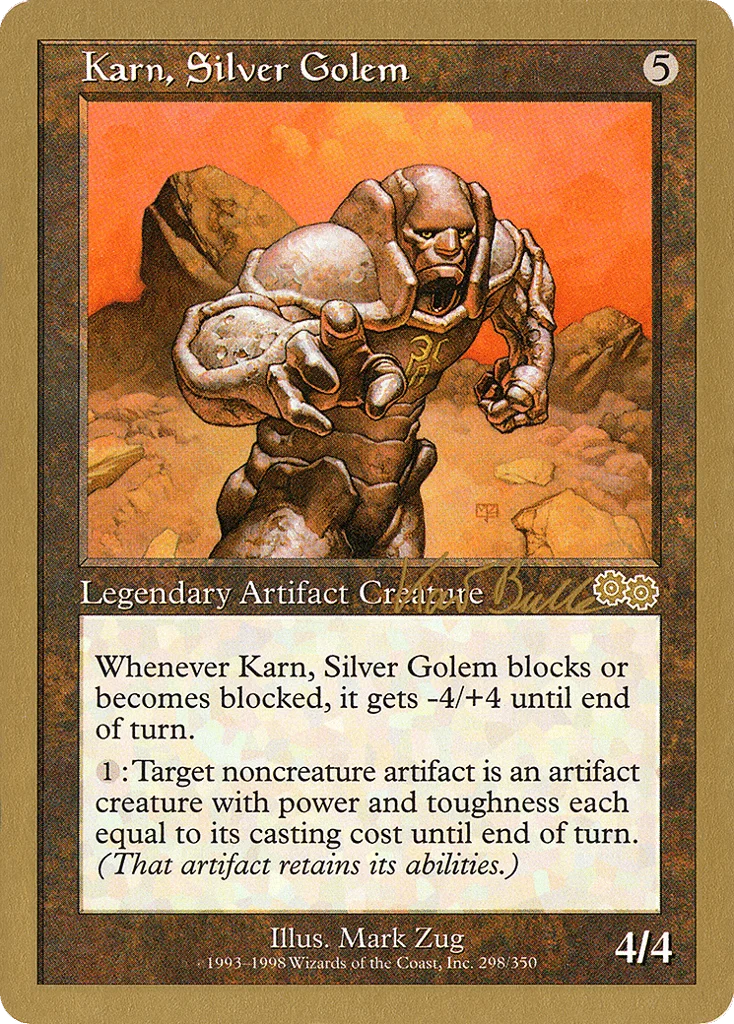 Karn, Silver Golem · World Championship Decks 1999