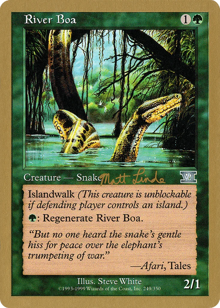 River Boa · World Championship Decks 1999