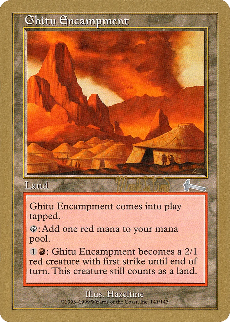Ghitu Encampment · World Championship Decks 1999