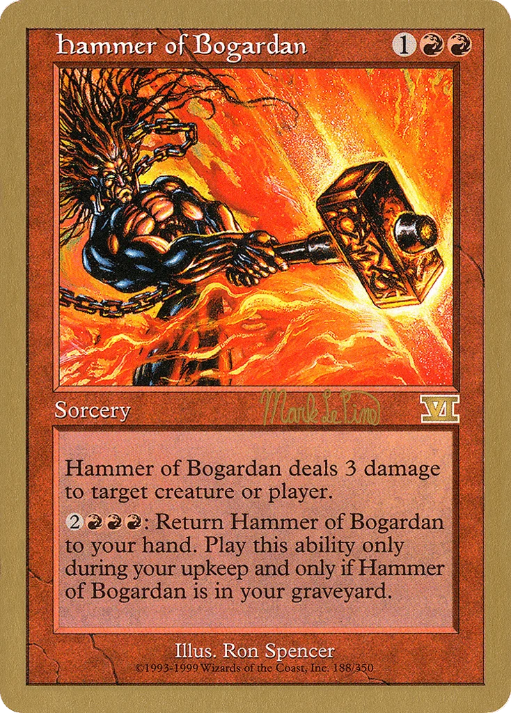 Hammer of Bogardan · World Championship Decks 1999