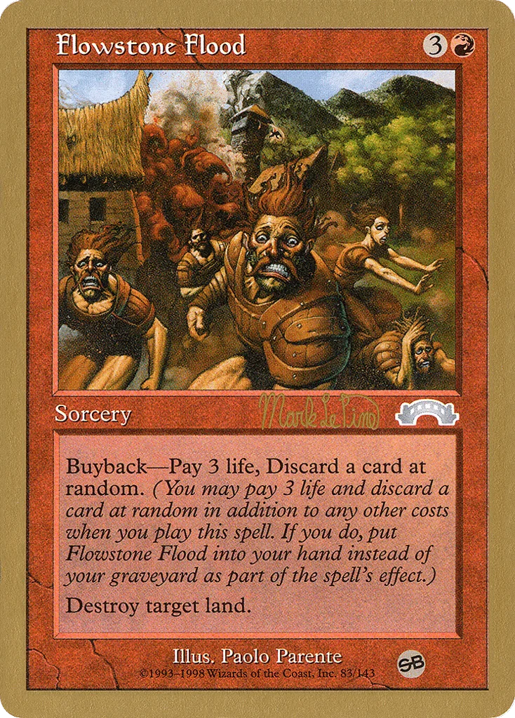 Flowstone Flood · World Championship Decks 1999