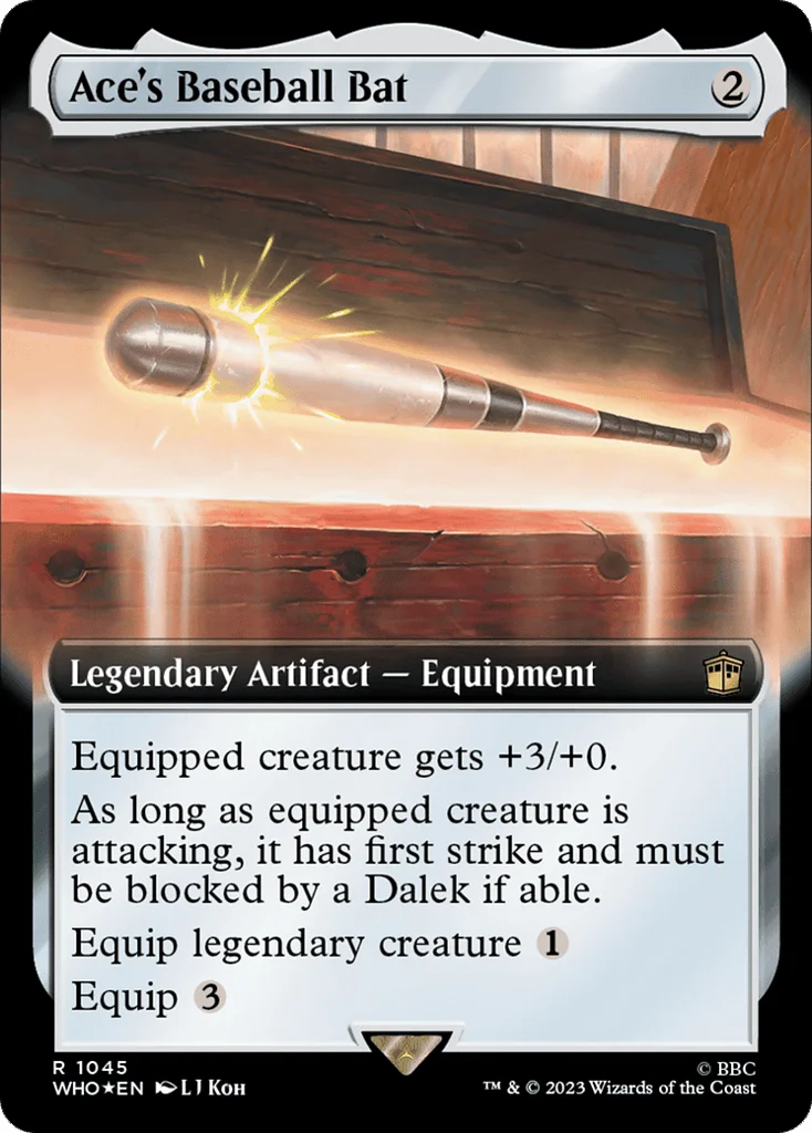 Ace's Baseball Bat · Doctor Who