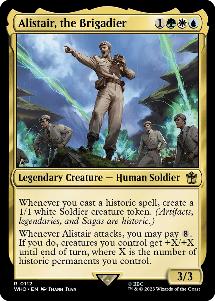 Alistair, the Brigadier · Doctor Who