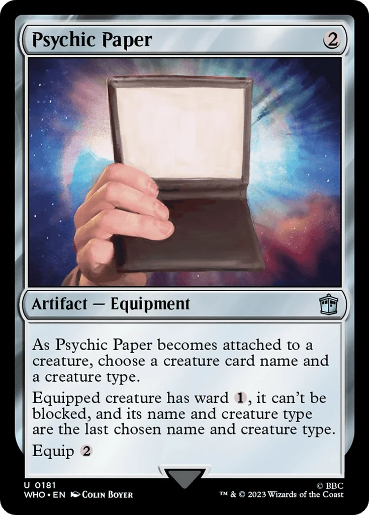 Psychic Paper · Doctor Who