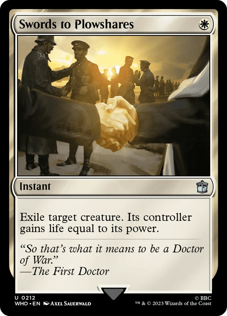 Swords to Plowshares · Doctor Who