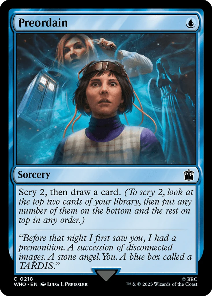 Preordain · Doctor Who