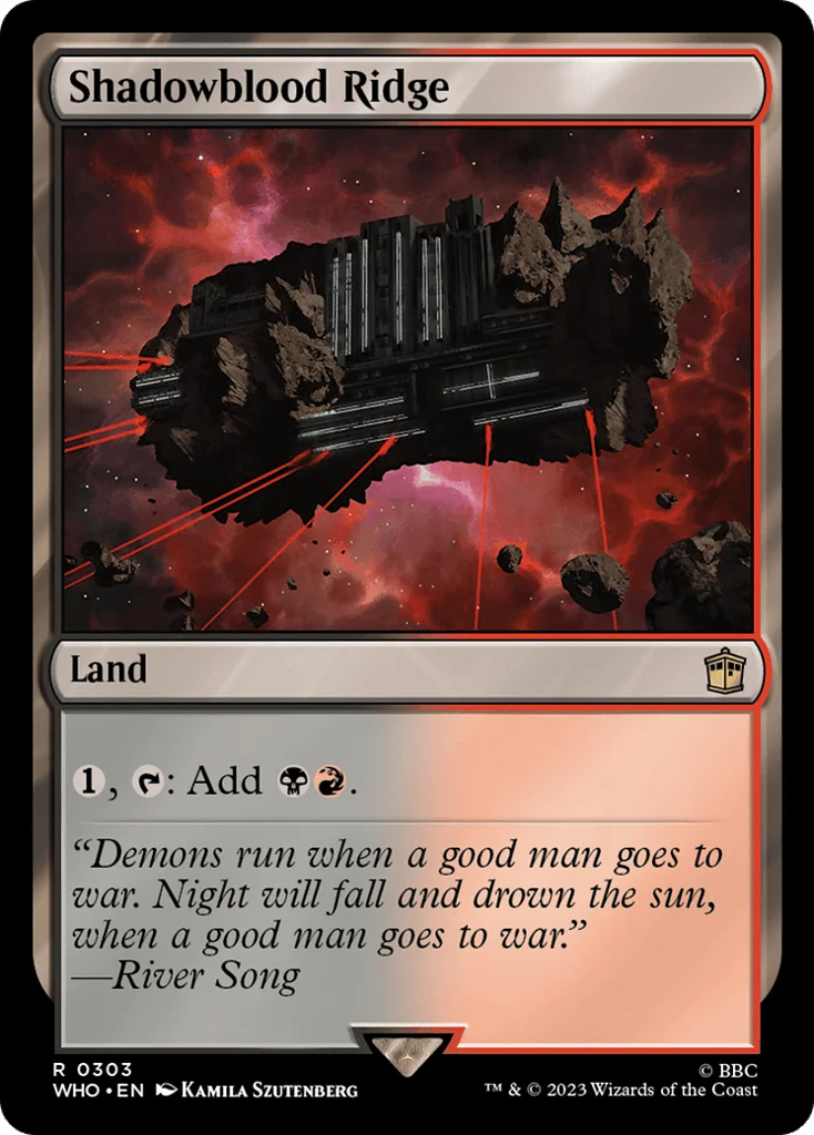 Shadowblood Ridge · Doctor Who