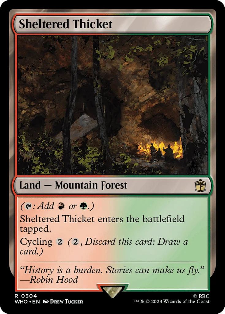 Sheltered Thicket · Doctor Who