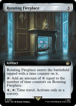 Rotating Fireplace