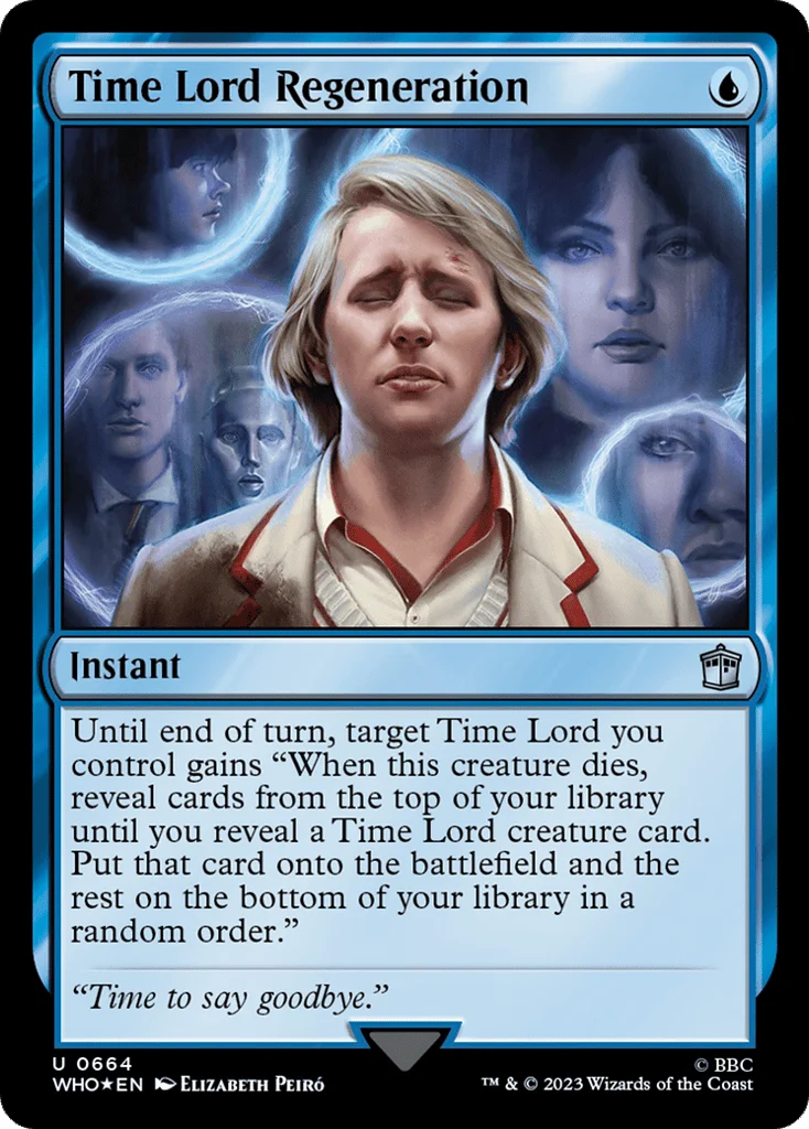 Time Lord Regeneration · Doctor Who