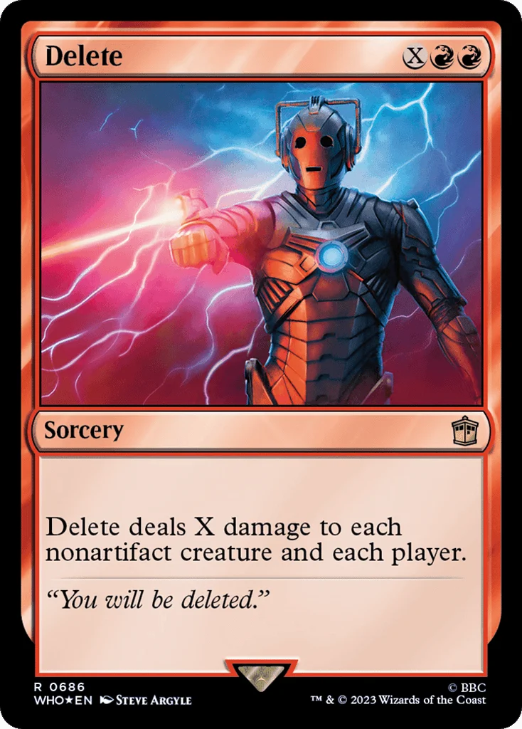 Delete · Doctor Who