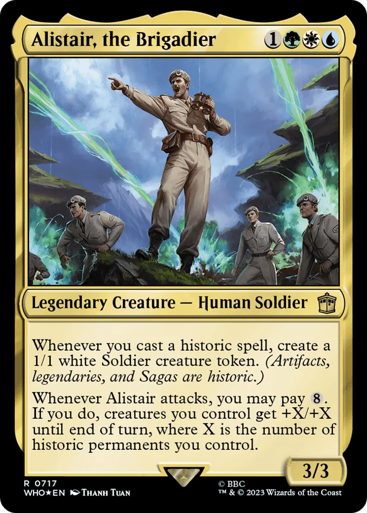 Alistair, the Brigadier · Doctor Who