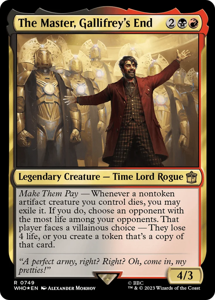 The Master, Gallifrey's End · Doctor Who