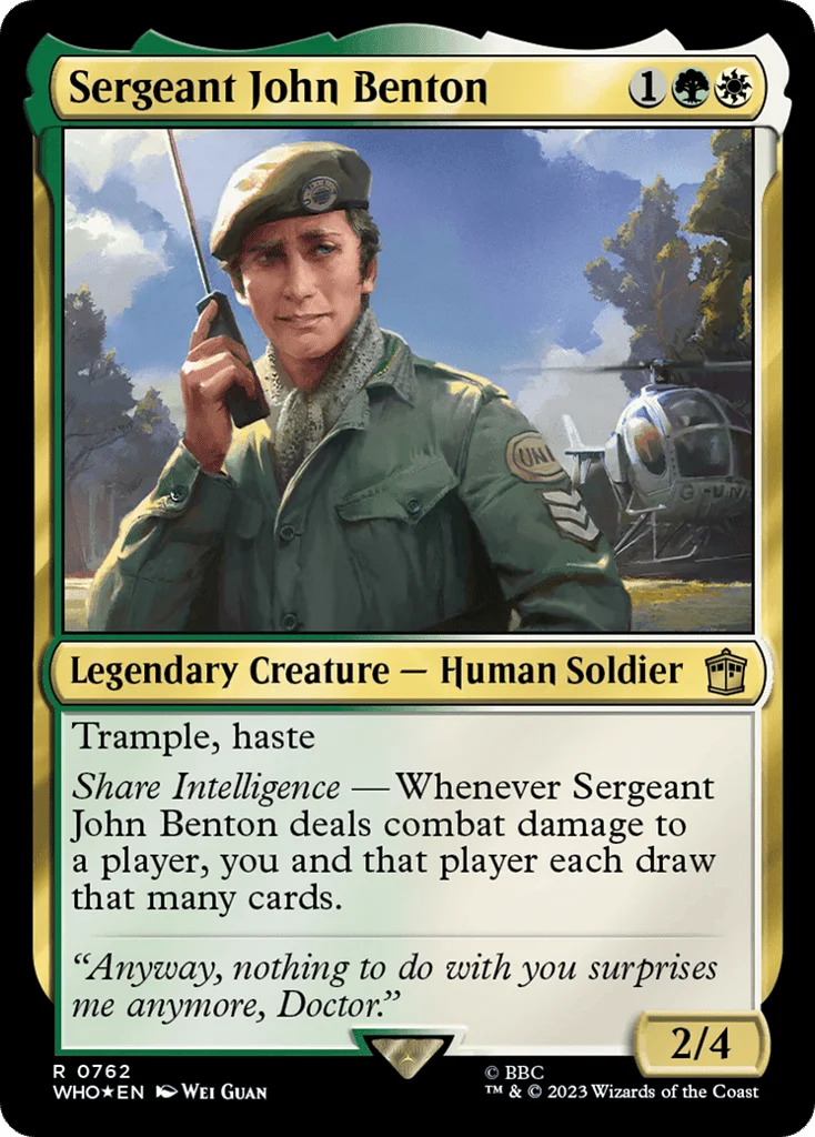 Sergeant John Benton · Doctor Who