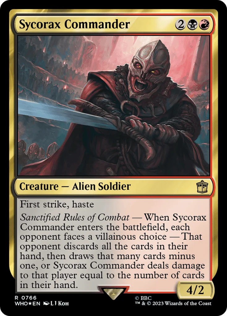 Sycorax Commander · Doctor Who