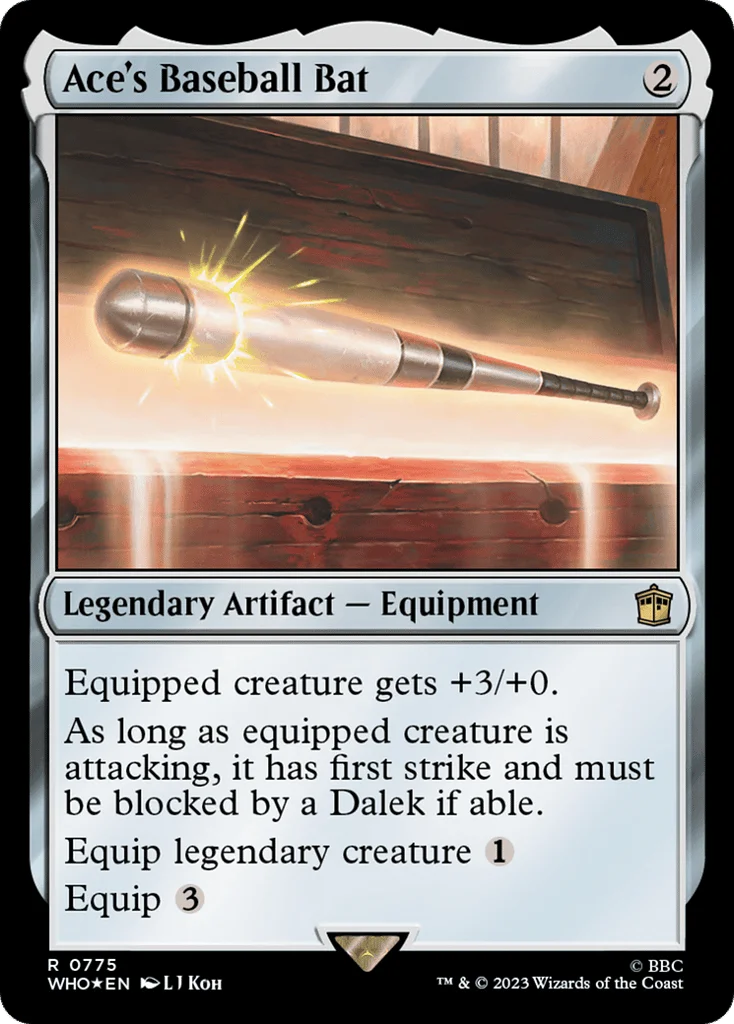 Ace's Baseball Bat · Doctor Who