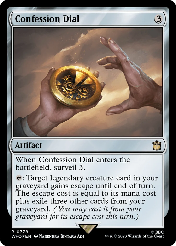 Confession Dial · Doctor Who