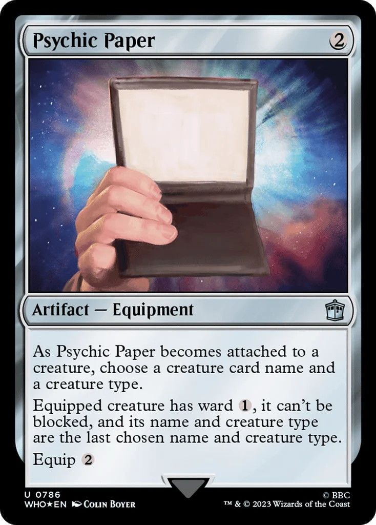 Psychic Paper · Doctor Who