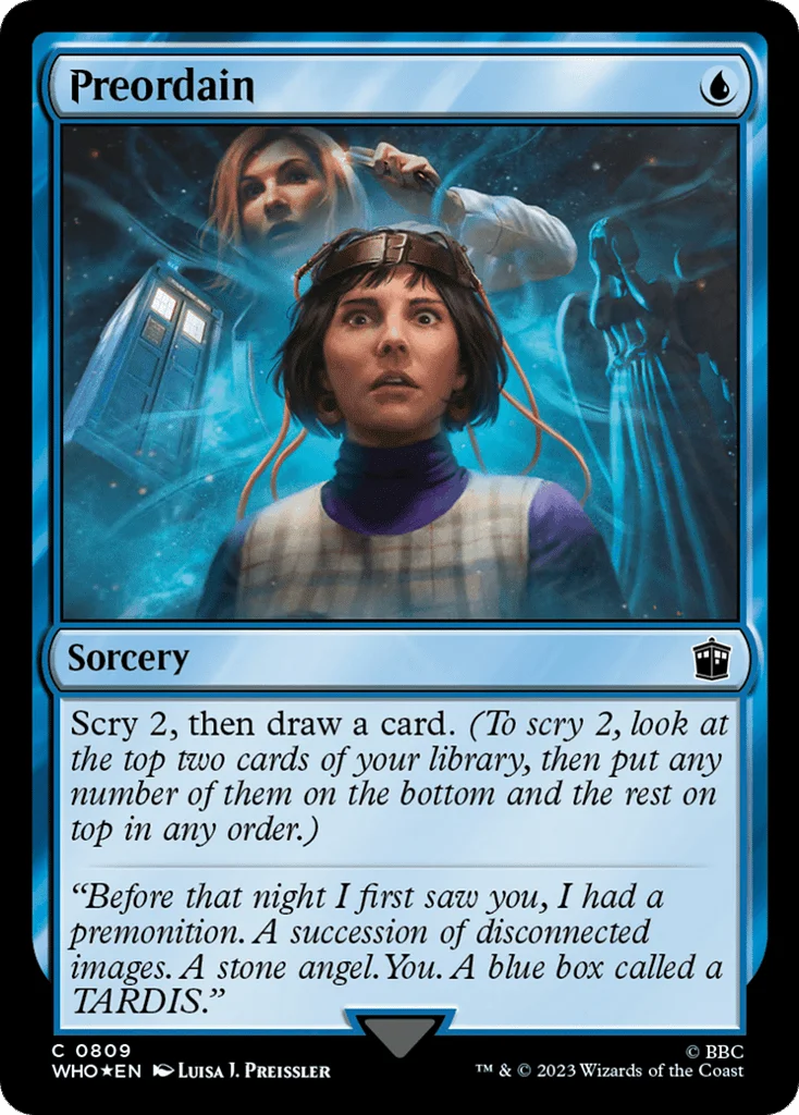 Preordain · Doctor Who
