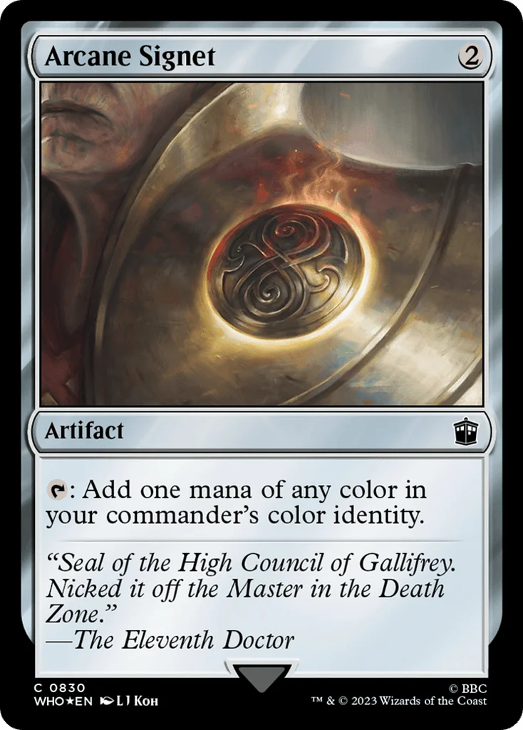 Arcane Signet · Doctor Who