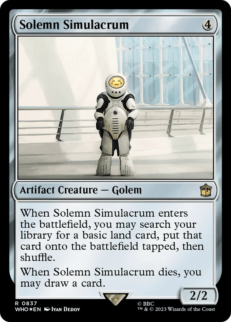 Solemn Simulacrum · Doctor Who