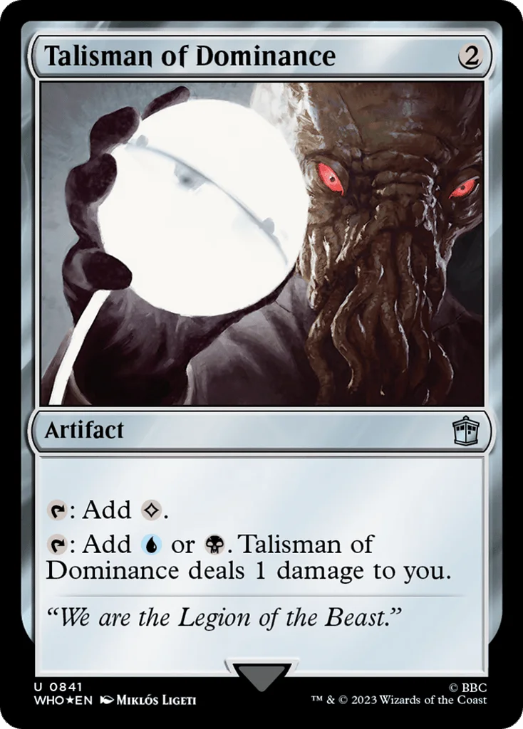 Talisman of Dominance · Doctor Who