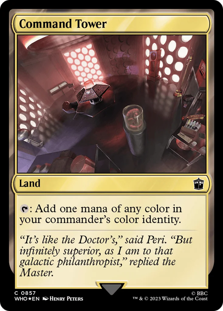 Command Tower · Doctor Who