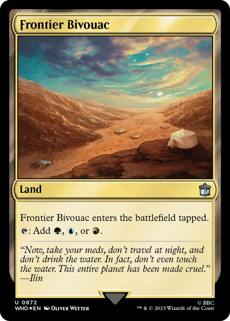 Frontier Bivouac · Doctor Who